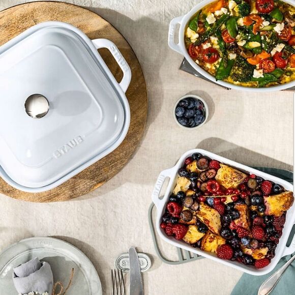 Staub Ceramics 4-PC Baking Set- White - Picture 2 of 14